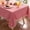 Red, variant on MeyJey 60”x84” Tablecloths for Rectangle Tables, Waterproof Linen Cotton Farmhouse Table Cloths with Tassel for Kitchen Dining, Blue