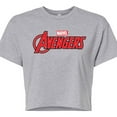 thumbnail image 3 of Marvel The Avengers - Logo - Juniors Cropped Graphic T-Shirt, 3 of 5