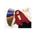 thumbnail image 7 of INSPIRE CHIC Women's Solid Chiffon Scarf Lightweight Soft Sheer Long Head Wrap Shawl Scarves Light Blue 68.9x29.5 inches, 7 of 7
