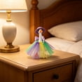 thumbnail image 6 of 7 Inch Goose Duck Figurine Mardi Gras Outfit Set, Colorful Skirt Hat Accessory Kit, Soft Lightweight Interchangeable Costume, Festive Dress Up Decor for Tabletop Shelf Holiday Ornament, 6 of 9