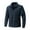 Dark Blue, variant on Wyobmus Men's Winter Jacket Plain Fleece Lined Thick Work Padded Jacket Warm Cargo Jackets Olive Green