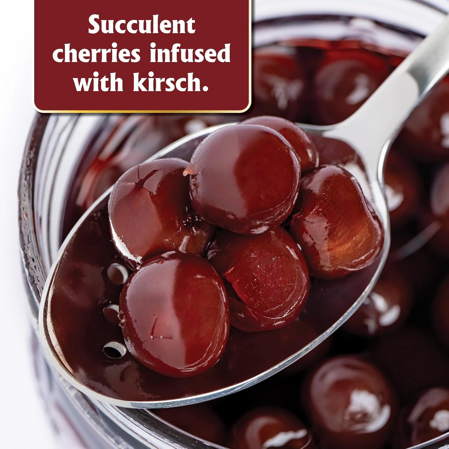 Gourmanity, Brandied Cocktail Cherries, 2.5lb, French Morello