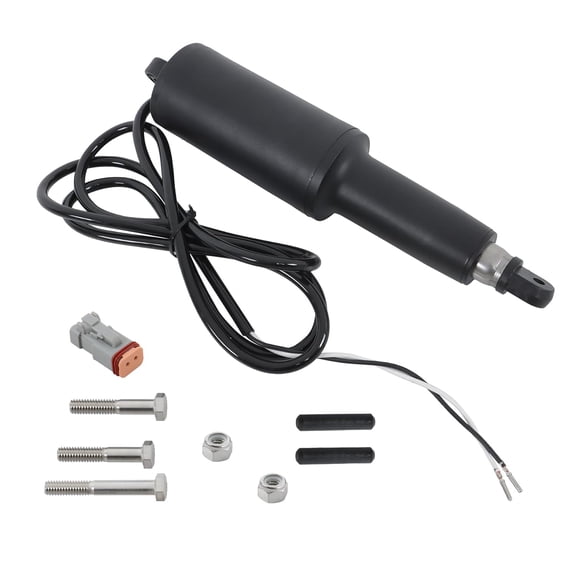 LABLT Boat Trim Tab Actuator 15054-001 12 Volt with 6 Wire Leads 2.25 Stroke Replacement for Lenco Marine