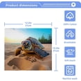 thumbnail image 4 of Coolnut 6 Pack Sea Turtle Pure Cotton Washcloths 12 x 12 Inch Reusable Absorbent Soft Cotton Face Towels Fingertip Towels Set for Gym Towels,Hotel and Spa Wash cloth, 4 of 7
