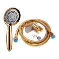 thumbnail image 2 of Cabezal de ducha ajustable con y soporte con interruptor de encendido/apagado cabezales de ducha de ahorro de agua accesorios de baño cabezal A Soledad Alcachofa de la ducha, 2 of 9