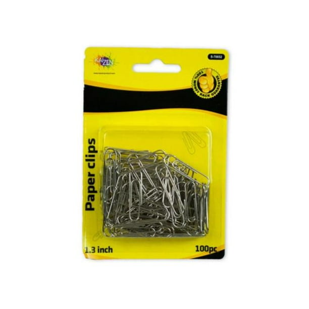 Kole Imports Go102 72 1 3 In Silver Paper Clip 44 72 Piece Walmart Com Walmart Com