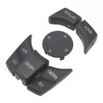 thumbnail image 5 of Kit de perilla de botón de control multimedia para consola central, elegante cubierta de botón multimedia antiarañazos, repuesto para Serie 1, 3, 5, negro mate, 5 of 5