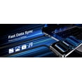 thumbnail image 5 of 240W Braided Fast Charge Cable with Built-in Phone Stand, 2026 New Foldable Durable USB-C Cord 90 Degree USB C Cable Right Angle Multi-Functional Charger Cord, Type-C to Type-C (2 PCS), 5 of 12