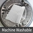 thumbnail image 5 of Odies Square Bath Shower Tub Mat for Bathroom, Non Slip Bathtub Mats with Suction Cups, Drain Holes, Machine Washable, 21 x 21 Inches, Clear, 5 of 5