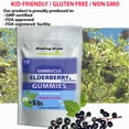 thumbnail image 5 of Elderberry Gummies with Zinc and Vitamin C and Elderflowers Powder - Sambucus Nigra Immune Support for Adults and Kids, 5 of 6