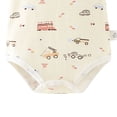 thumbnail image 5 of Loopsun Newborn Romper Print Short Sleeve Bodysuit Jumpsuit for 0-24M, 5 of 5
