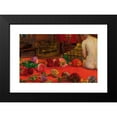 thumbnail image 2 of Józef Mehoffer 14x10 Black Modern Framed Museum Art Print Titled - Zinnias (1911), 2 of 5
