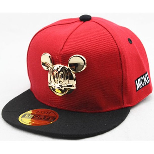 Gorra de béisbol con estampado de Mickey y Marvel para niños, gorro de béisbol con estampado de Mickey y Minnie Mouse, perfecto para regalo, de 2 a 8 años Fivean unisex