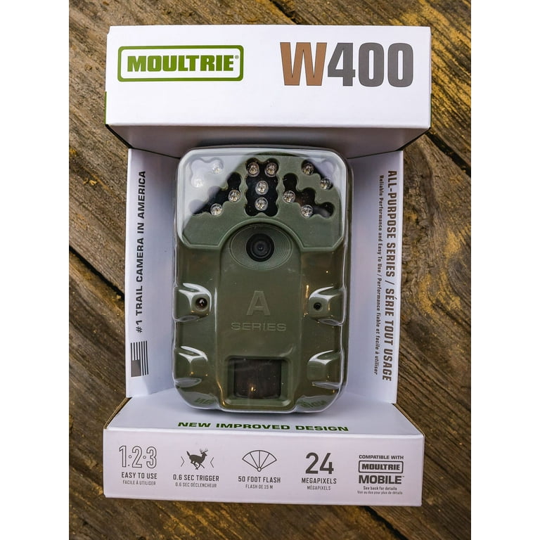 Moultrie W400 Infrared Hunting Trail Camera, 24 Megapixels
