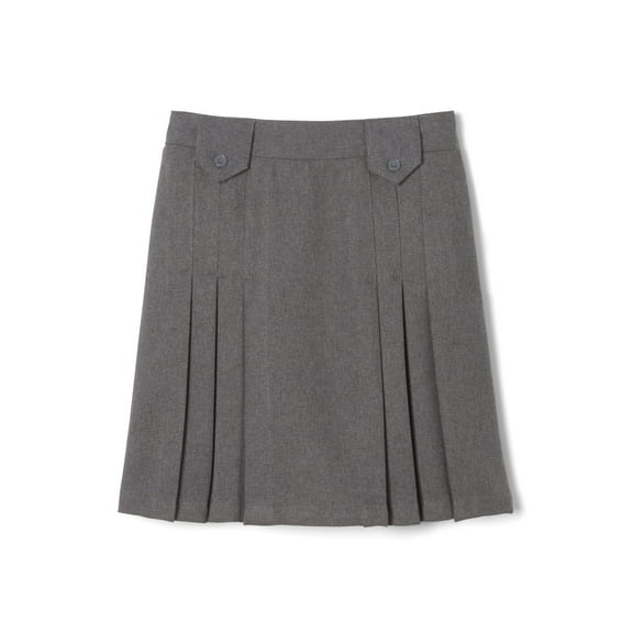 French Toast Girls School Uniform Adjustable Waist Front Tab Pleated Skirt, Sizes 4-20 & Plus