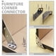 thumbnail image 3 of WEUVEB 10Ud Conectores De Esquinas Para Madera En Inoxidable Soporte Universal Para Muebles De Cocina, 3 of 8