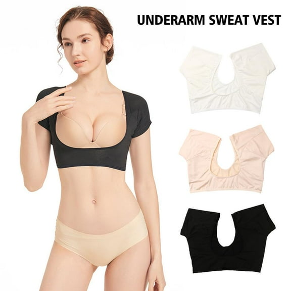 SSKFHGI Black Milk Silk Xlmsy32-6 Women'S Sweat-Absorbent Clothing Chest Support Underarm Sweat-Absorbent Vest Sweat-Absorbent Pad Without Steel Ring Vest