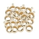 thumbnail image 2 of 100 piezas de conectores de joyería europeos, cuentas para collar, pulsera y colgante. oro, 2 of 9