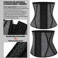 thumbnail image 5 of MISS MOLY Womens Workout Waist Trainer Sauna Body Shaper Thermal Firm Tummy Control Belly Slimming Belt, 5 of 6