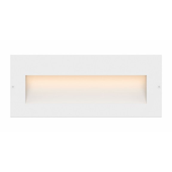 2.5W 1 Led Outdoor Step Light 8.5 Inches Wide By 3.5 Inches High-Satin White Finish Hinkley Lighting 1565Sw