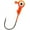 Fluorescent Orange, variant on Strike King Mr. Crappie Jig Heads - 1/32 oz; Refrigerator White