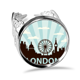 thumbnail image 1 of Britain UK London Eye silueta Reino Unido Anillo de compromiso de boda de amor ajustable Unbranded M, 1 of 3