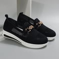thumbnail image 6 of Joernso Women's Mesh Tennis Shoes Breathable Slip-on Walking Shoes Light-weight Low Top Sneakers Casual Shoes for Daily Wear Running Errands, 6 of 8