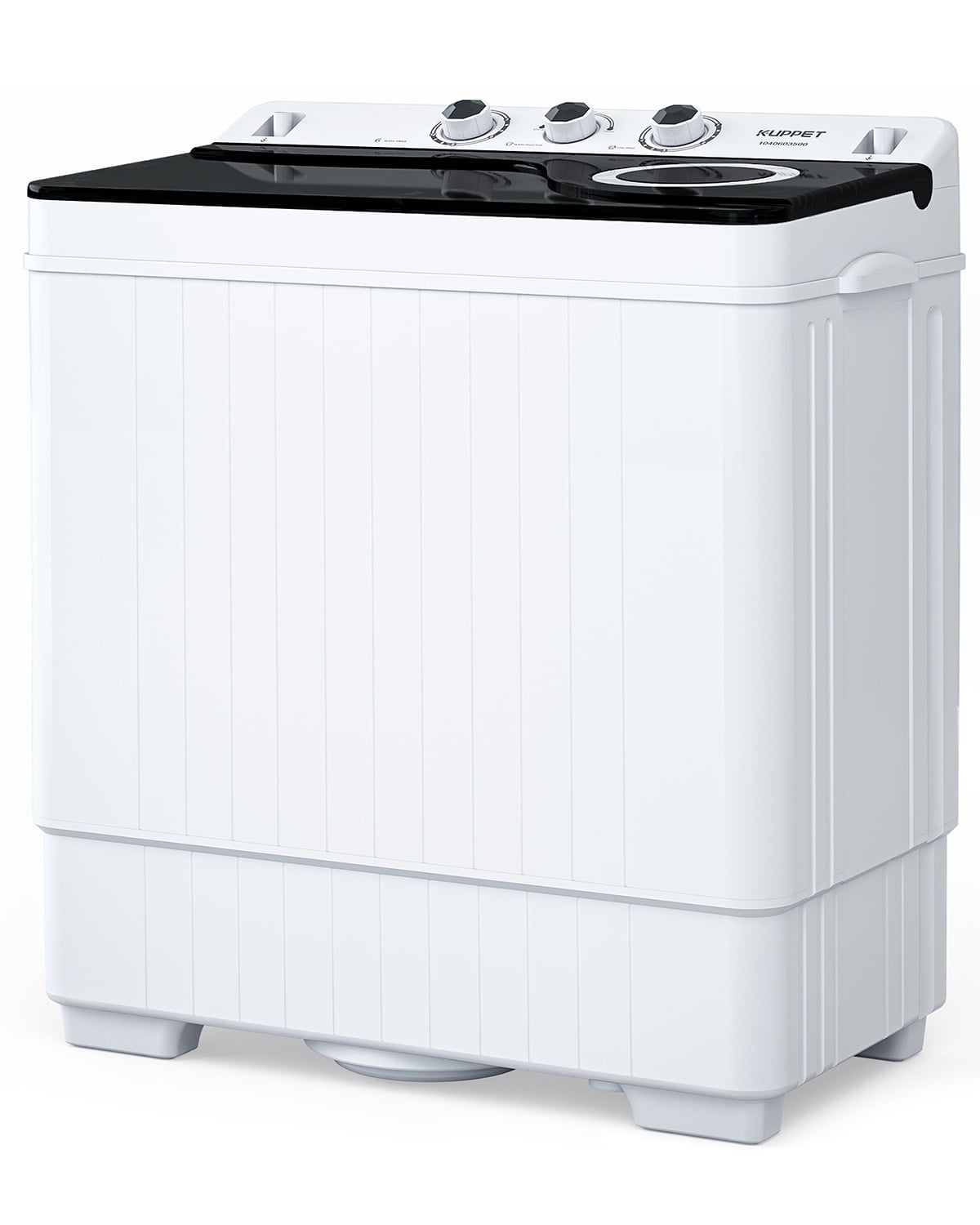 KUPPET Compact Twin Tub Portable Mini Washing Machine 26lbs Capacity