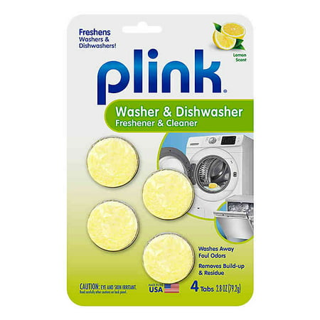 12 Count, Plink Washer & Dishwasher Freshener & Cleaner Tablets (Set of 4) x3 =12