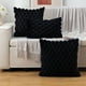 thumbnail image 1 of Almohada de soporte lumbar de terciopelo de copo de nieve para tejer | Cojín de terciopelo PV suave con acolchado fino | Funda de almohada con cremallera oculta | Sofá decorativo y cojín de oficina, 1 of 7