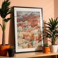 thumbnail image 3 of Bryce Canyon - Utah Photography Desert Landscape Nature Scenic Wilderness Travel Poster Waves Black Framed Wall Art Print 24 x 36 inches, 3 of 8