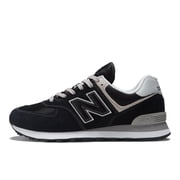 New Balance ML574EVB: Men's 574 Core Sneaker, BLACK/WHITE, WIDE