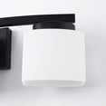 thumbnail image 7 of Briignite 5-Light Bathroom Light Fixture with Milk Glass Shades, Modern Stylish Vanity Lighting Fixtures for Bathroom, Black and White, 7 of 7