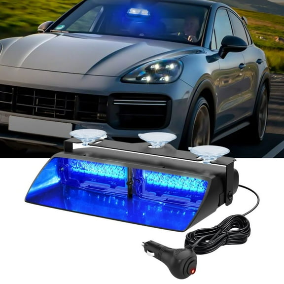 Nilight Emergency Strobe Lights Windshield Hazard Warning Safety Flash with Suction Cups Super Bright LED Strobe Light for Truck