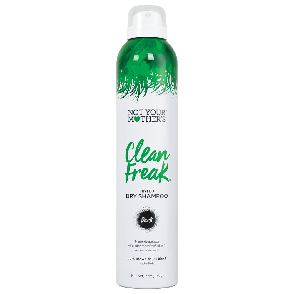 Not Your Mother's Clean Freak Dark Tint Dry Shampoo Spray, 7 oz