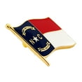 thumbnail image 2 of PinMart's North Carolina US State Flag NC Enamel Lapel Pin 1" - 50 Pack, 2 of 3