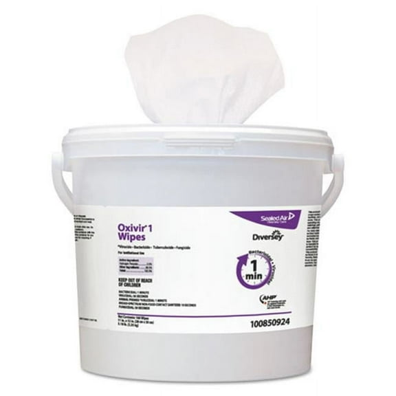 DVO 11 x 12 in. Oxivir 1 Wipes - 160 Canister - 4 per Case