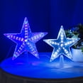 thumbnail image 2 of LCXmlly Star Tree Topper LED Light Christmas Tree Topper Star Ornament New Year Holiday Party Indoor Home 20 LED Lights, 2 of 9