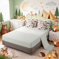thumbnail image 5 of Erosebridal Farm Animals Full Size Bedding Sets for Boys Girls, Grey Farm Full Size Bed in a Bag, Gray Reversible 7pcs, 5 of 6
