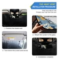 thumbnail image 2 of Running Horse and Flower Car Windshield Sun Shade Foldable Car Front Window Visor Heat and UV Protection 57x31.5, 2 of 8