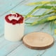 thumbnail image 5 of Vela perfumada con flores secas, velas de pilar de larga duración, regalo para ella Rojo naranja, 5 of 9