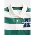 thumbnail image 2 of Wonder Nation Toddler Boys Rugby Polo Shirt with Short Sleeves, Sizes 12M-5T, 2 of 4