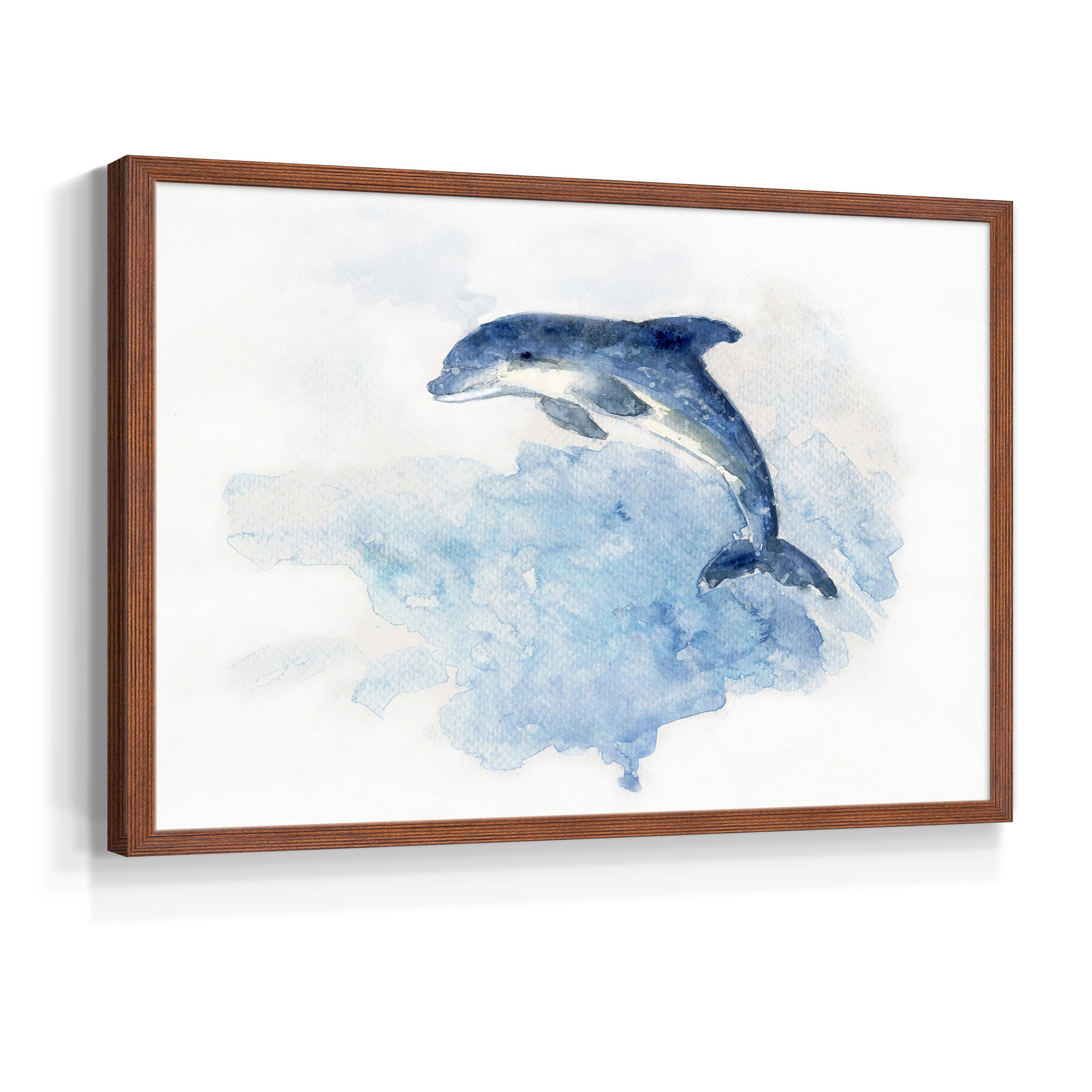 Wave Jumping by Sally Swatland - Restickable Framed Giclée Print
