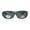 Gray, variant on SA106 Polarized Antiglare 63mm Fit Over Rhinestone Womens Sunglasses Red