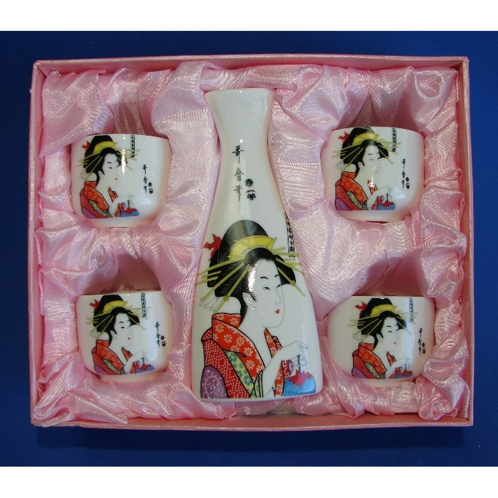 Ceramic Japanese Saki Set