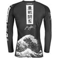 thumbnail image 2 of Tatami Fightwear Kanagawa Long Sleeve Rashguard - Small - Black, 2 of 3