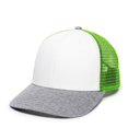 thumbnail image 4 of Outdoor Cap RGR-200M Mesh Back, Polyester/Spandex Cap-White/Green/Heathered Grey, 4 of 8