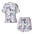 thumbnail image 4 of Lsque Autumn Leaves Women's Short-Sleeved Pajama Set - 2 Piece Soft and Lightweight Sleepwear Set-X-Large, 4 of 9