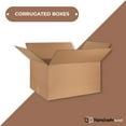 thumbnail image 3 of 14" x 10" x 8" Cardboard Corrugated Boxes, 65 lbs Capacity, ECT-32, Lot of 25, 3 of 6