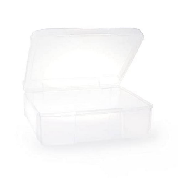 Simply Tidy 12” x 12” Plastic Storage Keeper Organize Papers, Scrapbooks, Yarn, Arts & Crafts. Acid Free - Clear, Bulk 8 Pack